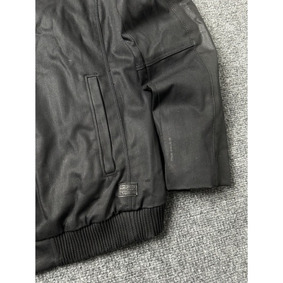 Womens G Star Raw Zip Jacket Black Lightweight Bomber, Size XL - Picture 3 of 10